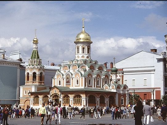 Moscow typical russian church