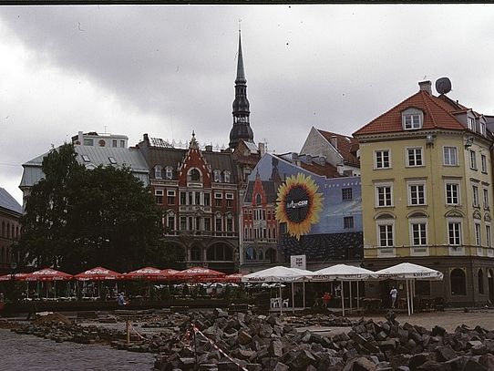 Platz in Stadt