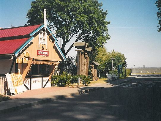 wooden house