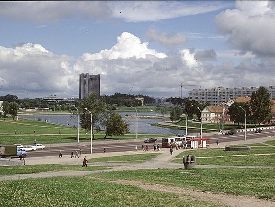 Fluss in der Stadt