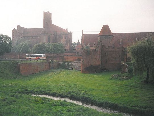 Marienburg im Sonnenuntergang