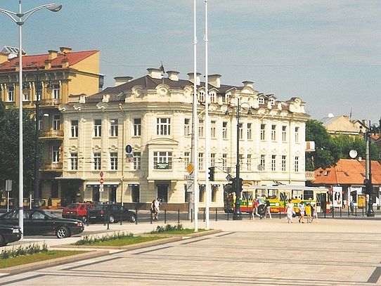Vilnius Then white house in city centre
