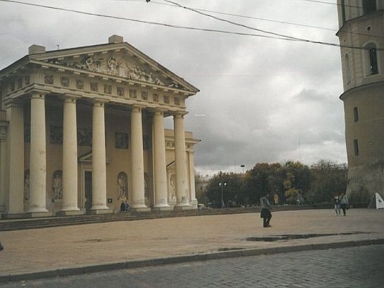 church with columns