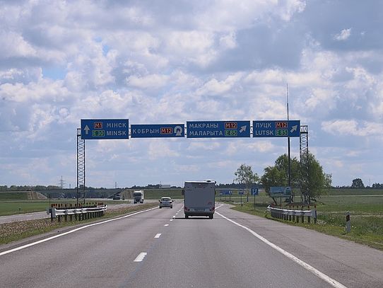 Autobahn in Belarus