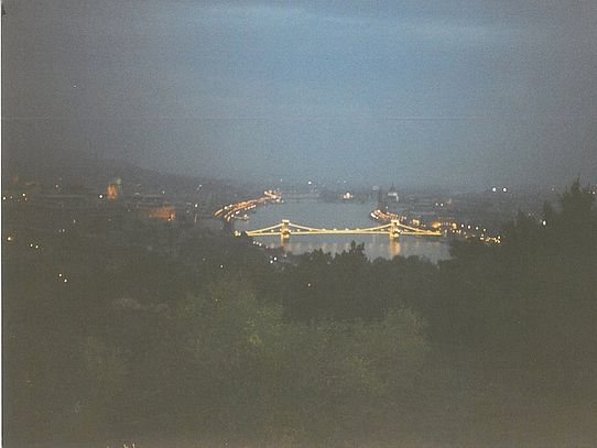 Budapest in the evening View of Budapest in the evening