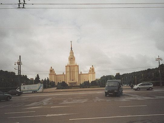 Impressive soviet style building
