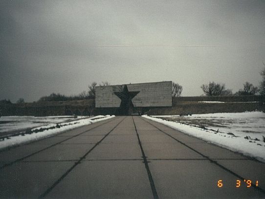 Monument im Winter