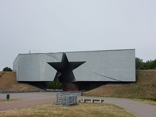 Monument with star