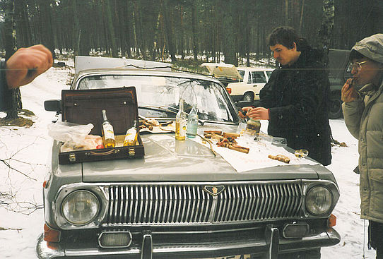 Lake Naroc 1991 Picknick in Russian Winter
