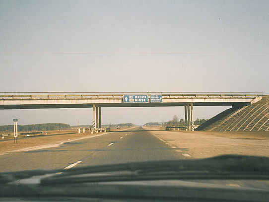 Autobahn in Weißrussland