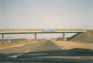 Autobahn in Weißrussland