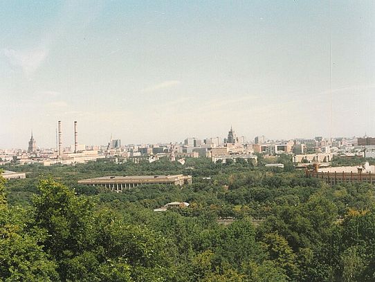 Blick auf Moskau