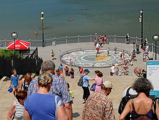 Svetlogorsk stairs to the beach